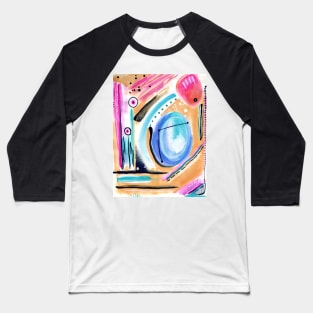 Abstract Daydreaming Baseball T-Shirt